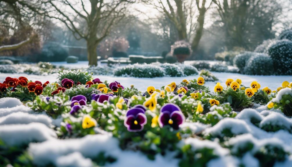 Winter Garden Preparation Bournville 7 cold hardy flower options