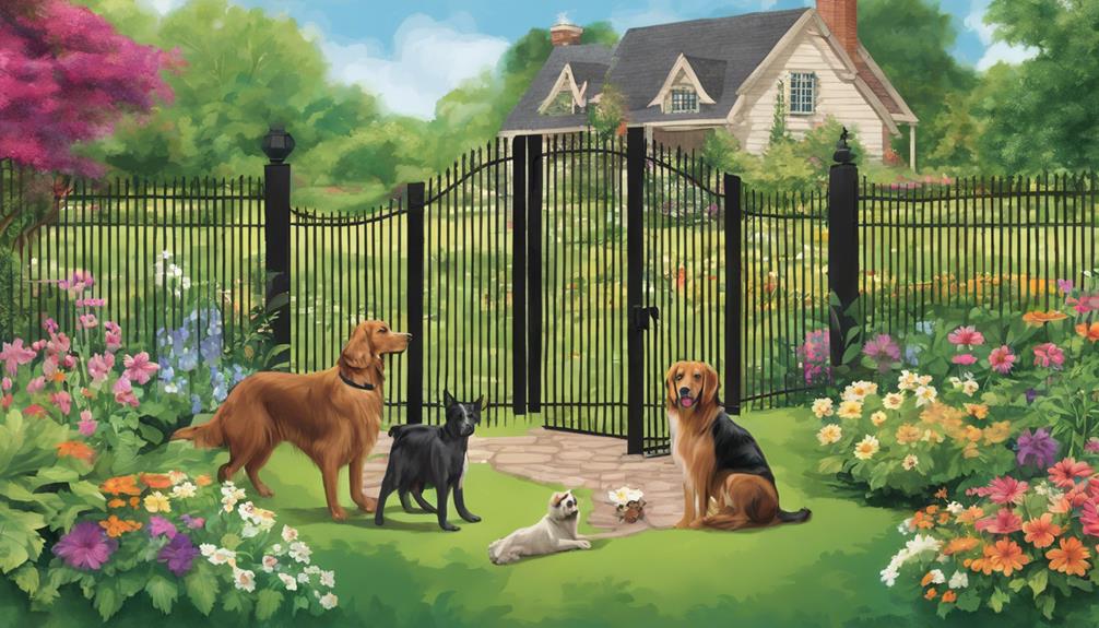 Effective Pet Containment With Garden Fencing Solutions 4 garden fencing for pets
