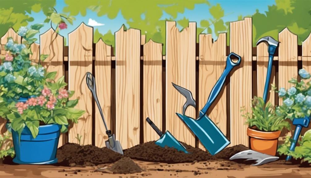 How to Install Wooden Fencing in Your Garden 4 garden wooden fencing installation