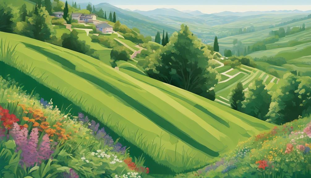 Top Lawn Care Tips for Hillside Properties 6 hillside lawn care strategies