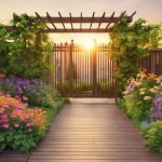 Trendy Fencing Styles for Your Garden Oasis 4 stylish garden fencing ideas
