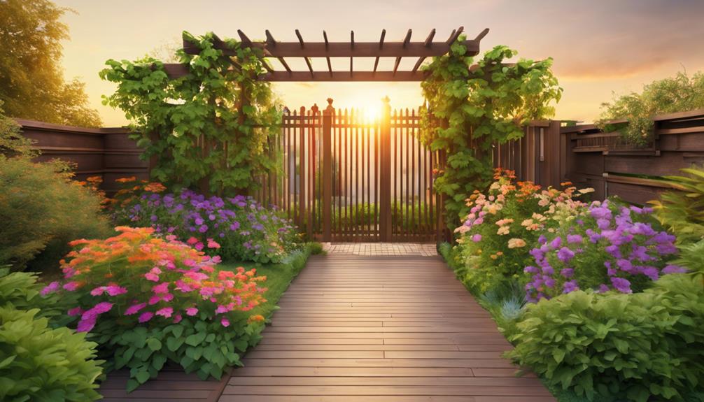 Trendy Fencing Styles for Your Garden Oasis 6 stylish garden fencing ideas